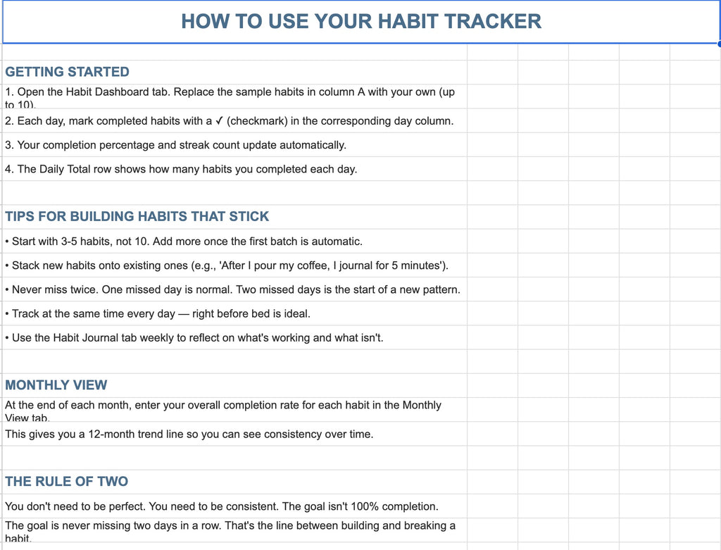 Habit Tracker