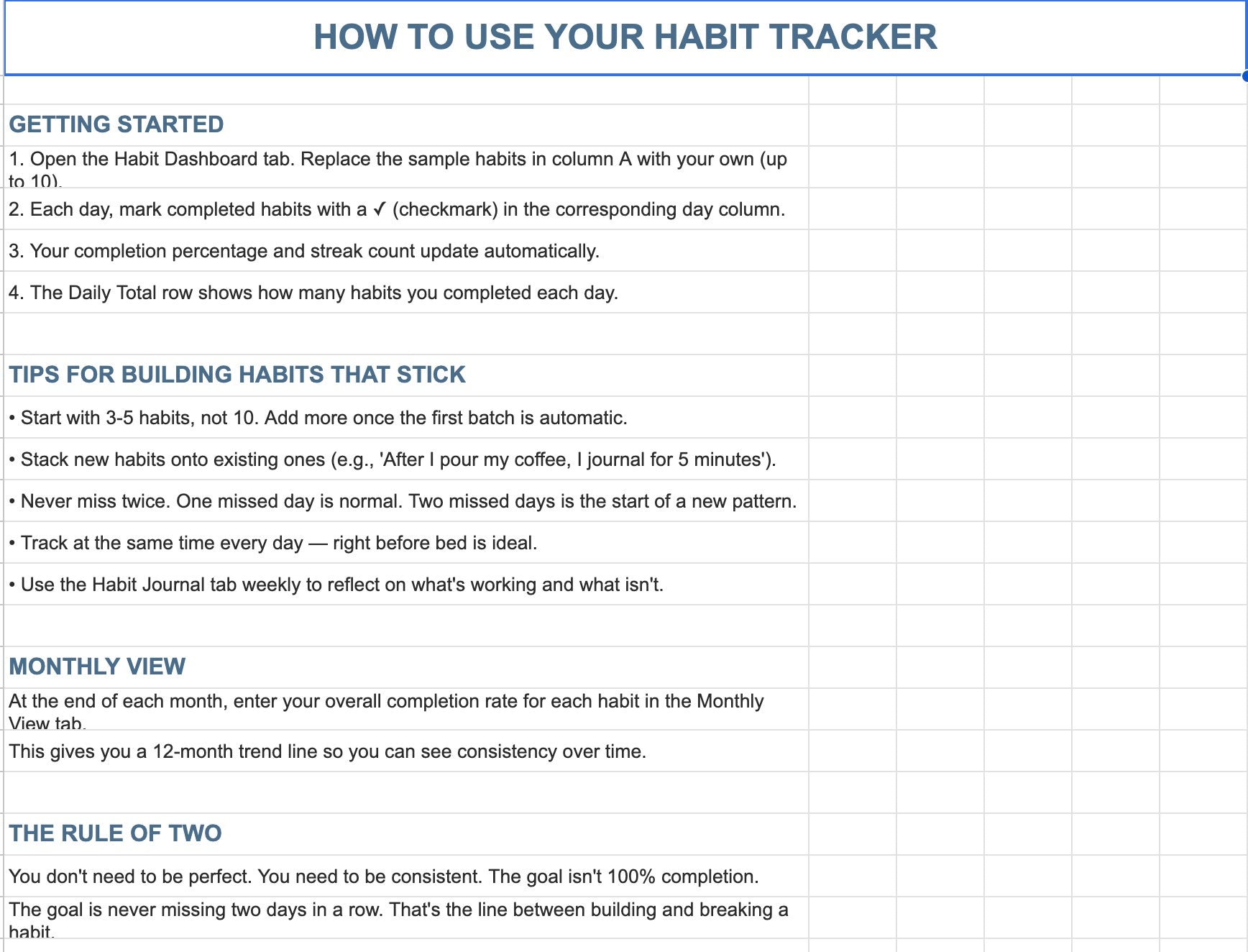 Habit Tracker