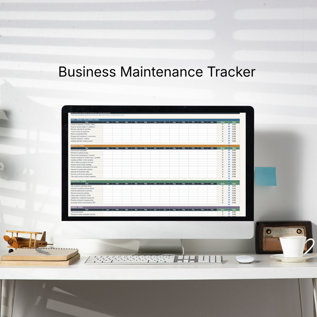 Business Maintenance Tracker