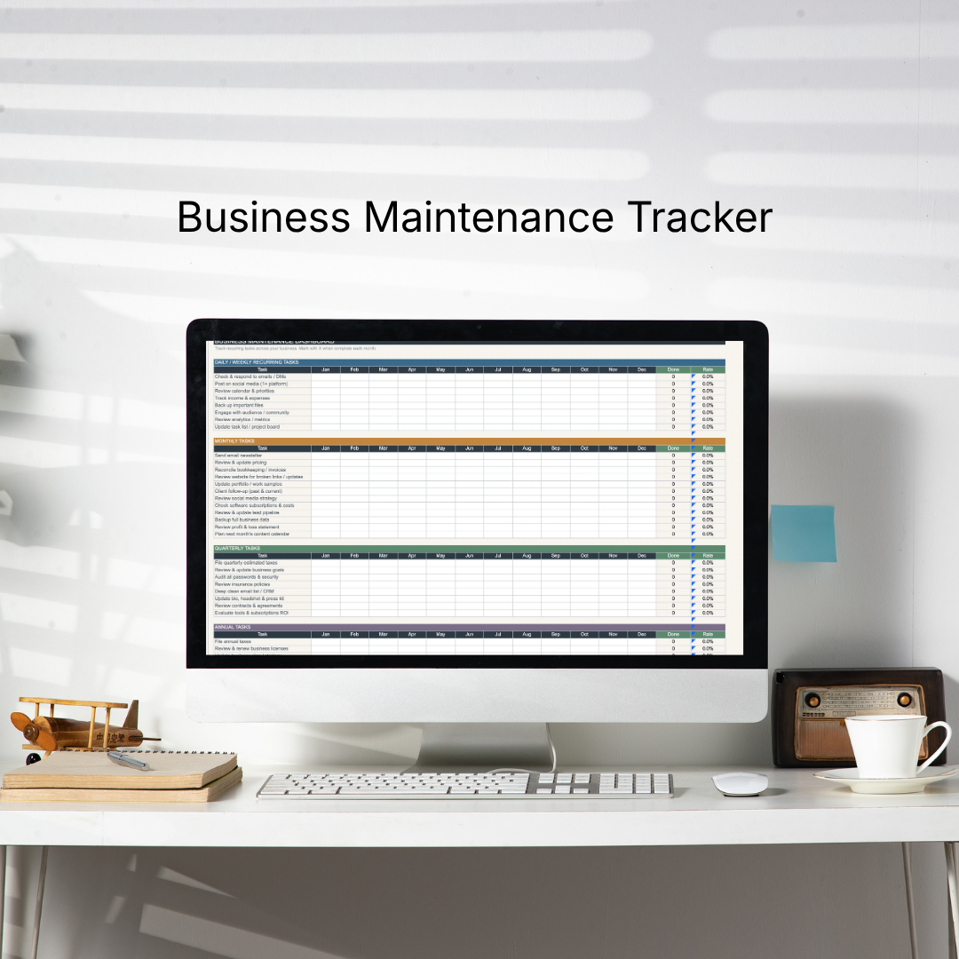 Business Maintenance Tracker