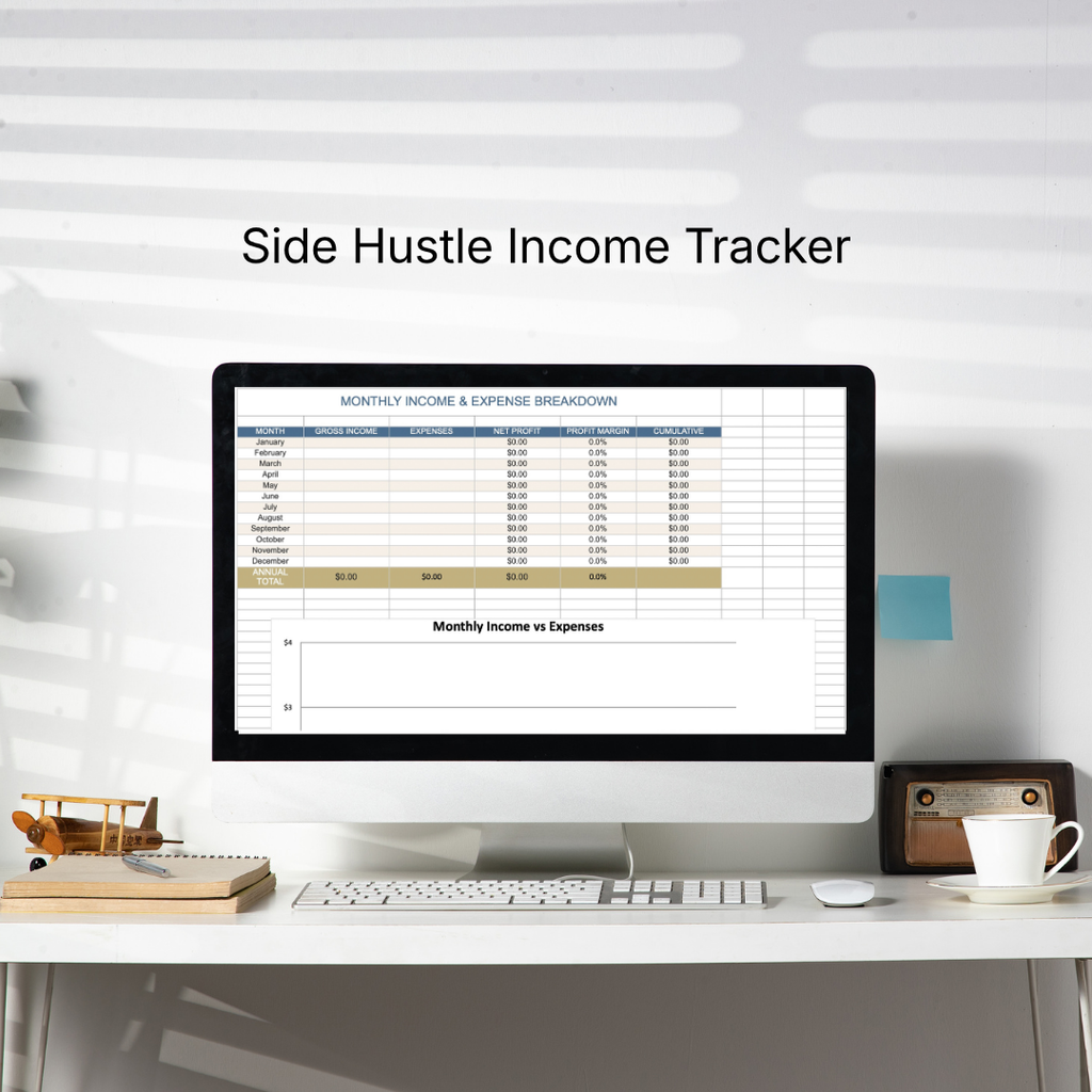 Side Hustle Income Tracker