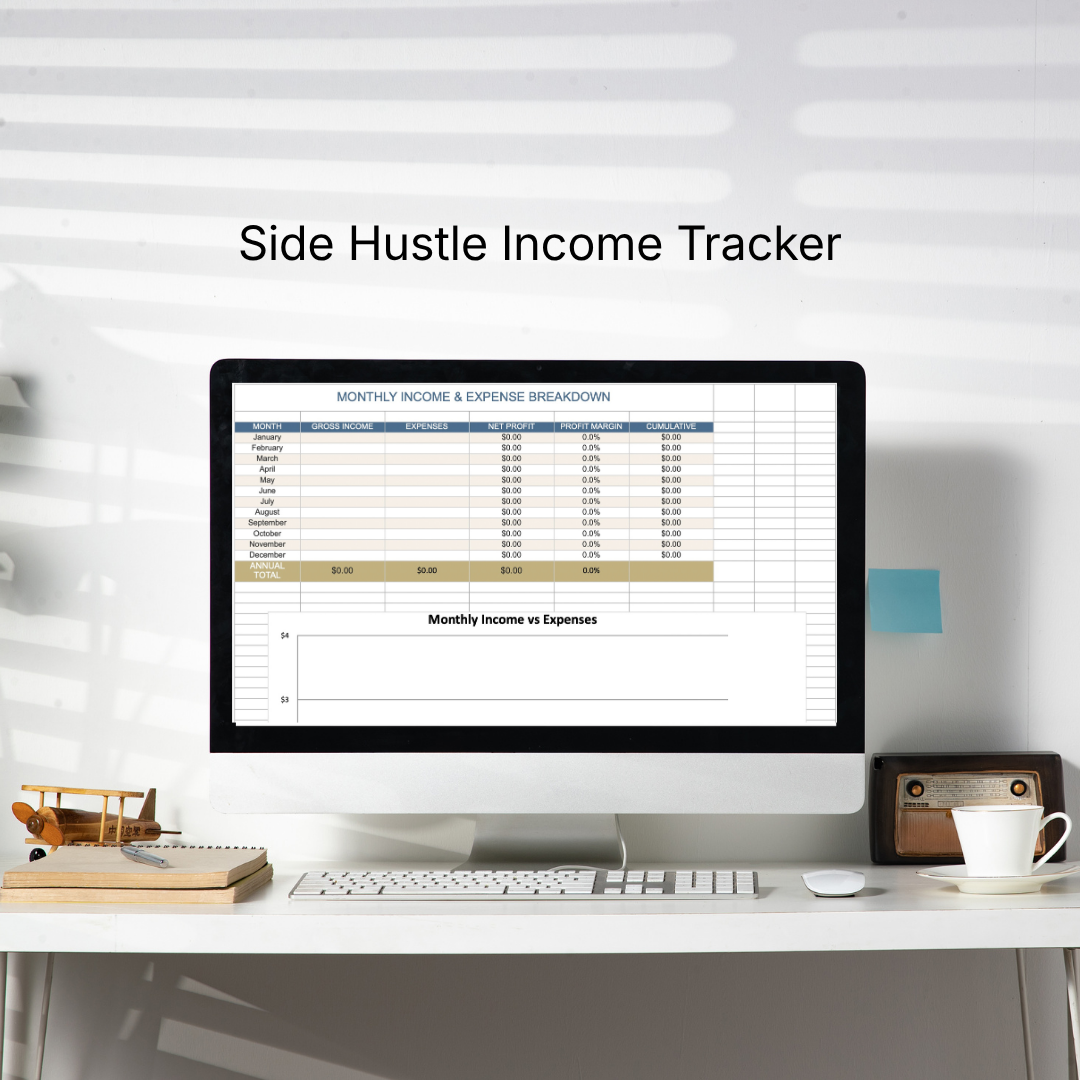 Side Hustle Income Tracker