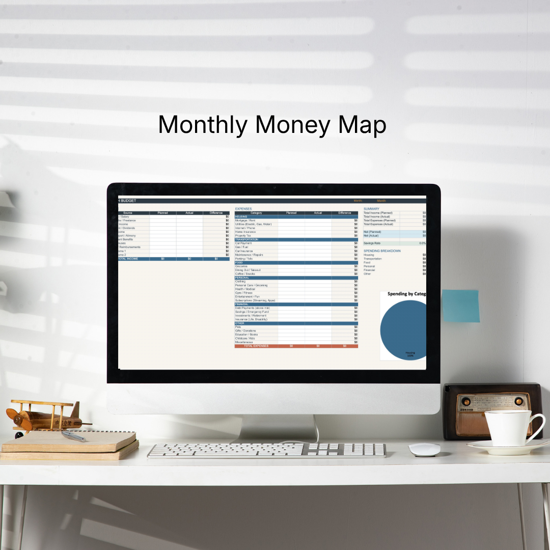 Monthly Money Map